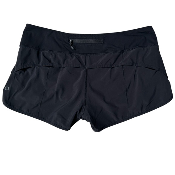 Lululemon Speed Short *4-way Stretch 2.5" in Black, Size 10 W7578S - Picture 4 of 10